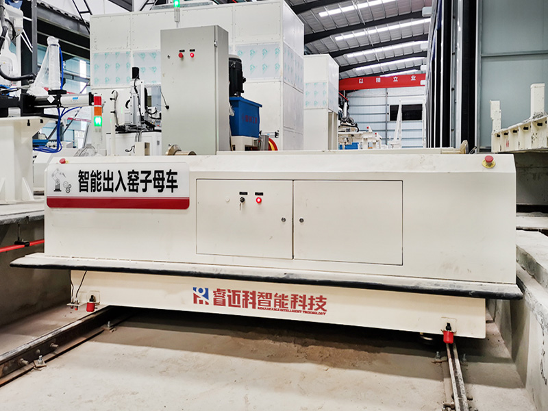 गोदामों औद्योगिक स्वचालित रेल हस्तांतरण ट्रॉली