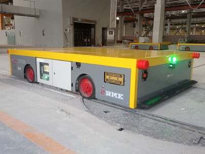 मशीनरी निर्माण के लिए आरजीवी स्वचालित रेल हस्तांतरण गाड़ी
