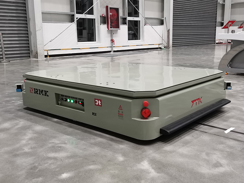 3 टन सेल्फ प्रोपेल्ड इलेक्ट्रिक ट्रांसफर ट्रॉली मैग्नेटिक नेविगेशन एजीवी