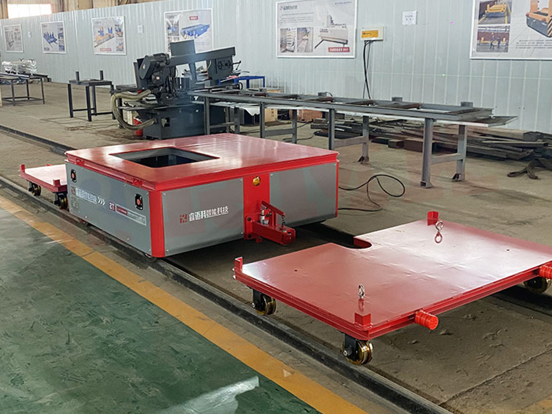 कास्टिंग उद्योग रेल ट्रैक्टर आरजीवी ट्रॉली