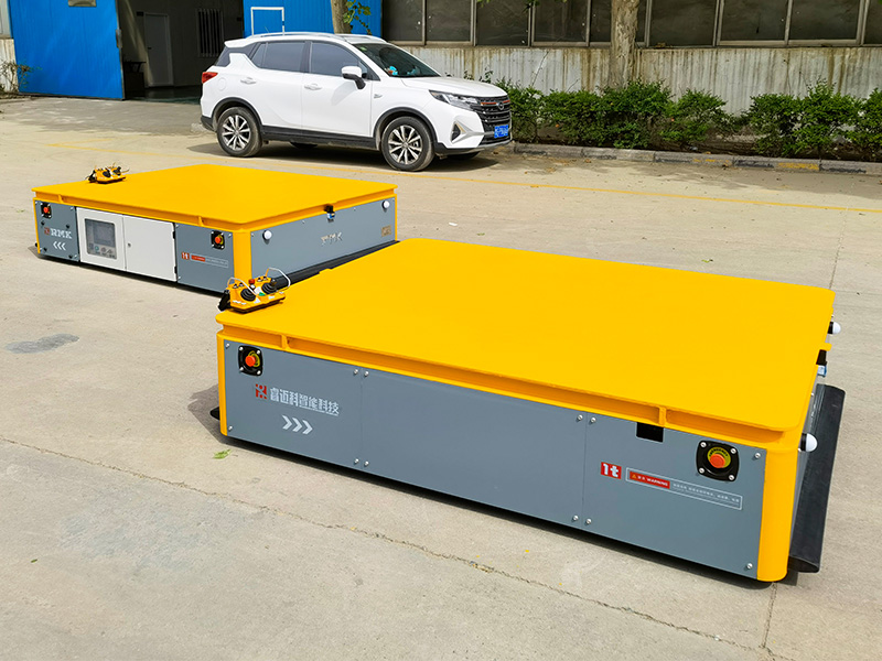 स्टीयरिंग व्हील सर्वव्यापी मोबाइल ट्रैकलेस ट्रांसफर कार्ट