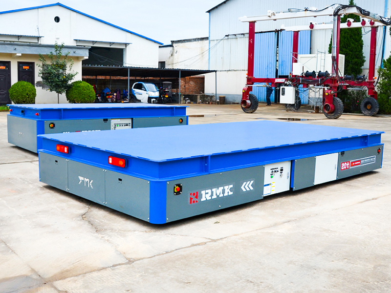 भारी लोड 20 टन सामग्री ट्रैकलेस स्थानांतरण कार्ट