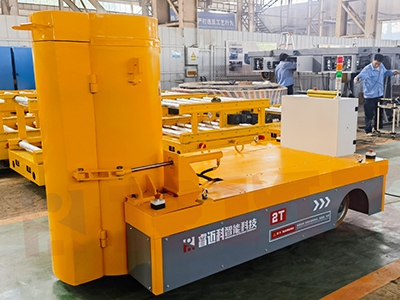 अनुकूलित विस्फोट-प्रूफ ट्रैकलेस परिवहन कार्ट