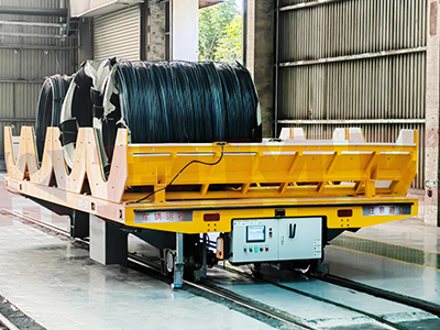 कॉइल ट्रांसफर कार्ट स्वचालित इलेक्ट्रिक रेल ट्रांसफर ट्रॉली