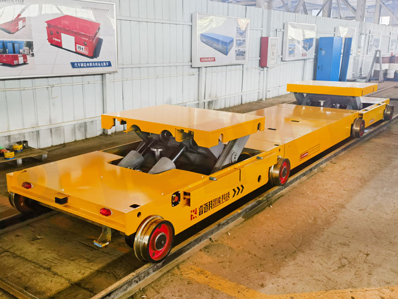 स्वचालित रेल हस्तांतरण ट्रॉली को उठाने के लिए 35 टन