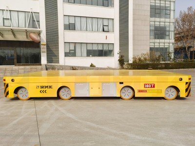 160 टन भारी लोड ट्रांसपोर्टर सर्वव्यापी मोबाइल ट्रैकलेस ट्रांसफर कार्ट