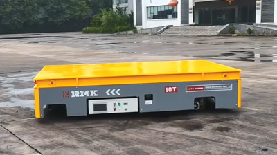 उल्लेखनीय अनुकूलित ओमनी मोबाइल स्टीयरिंग व्हील ट्रैकलेस ट्रांसफर कार्ट