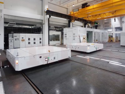 40 टन+40 टन दोहरी कार्ट लिंकेज स्वचालित आरजीवी