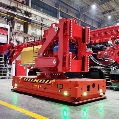 Heavy-Duty AGV स्वचालित ट्रांसफर कार्ट