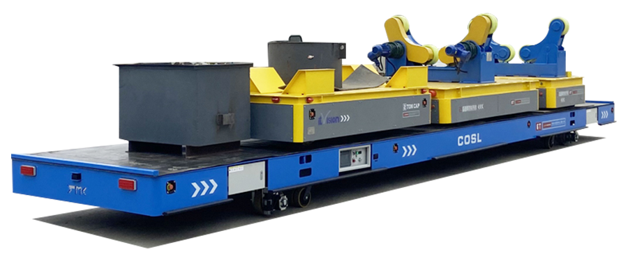 Omniwheel ट्रैकलेस ट्रांसफर कार्ट